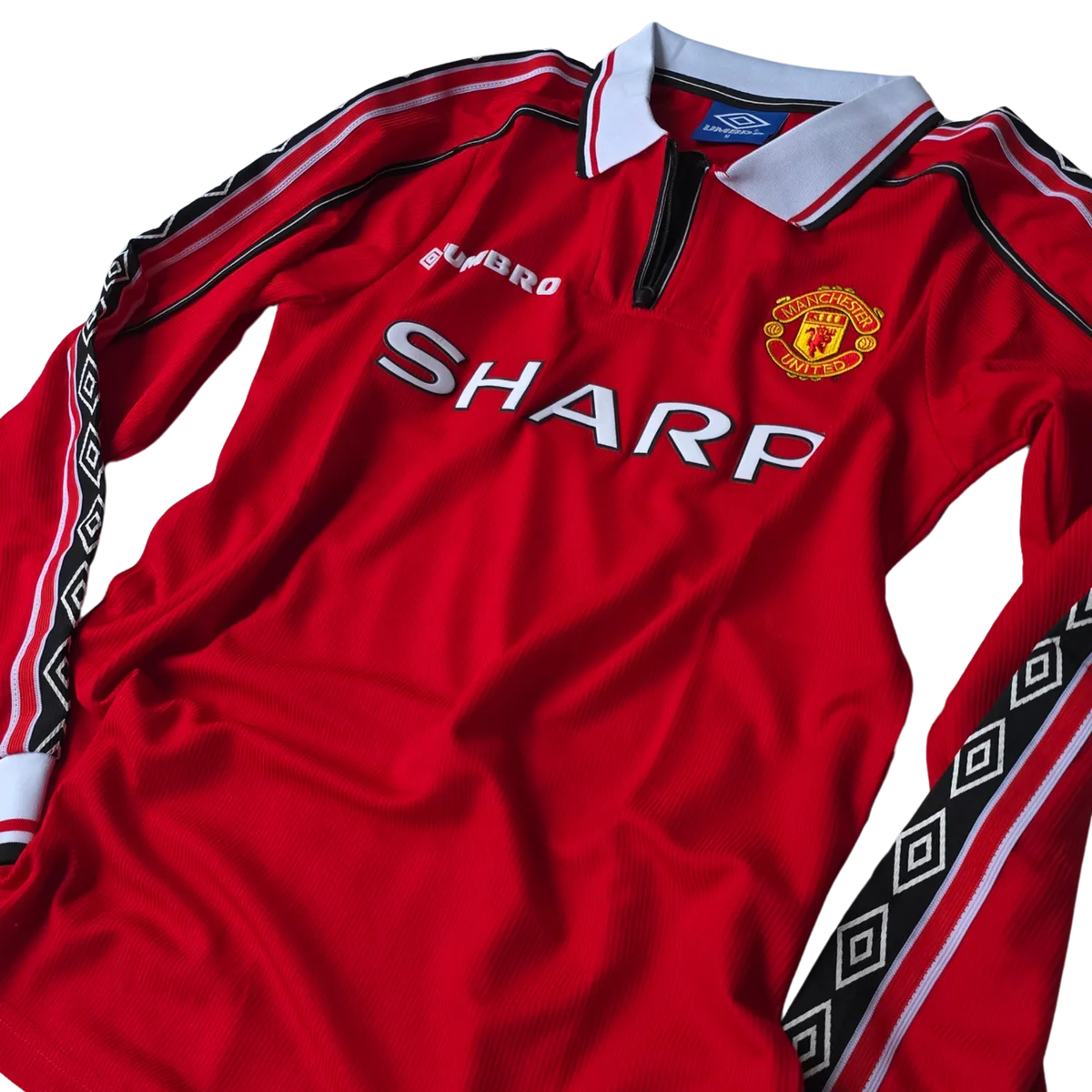 Camiseta local Retro Manchester United 1998 - Leyendas Clásicas - Vista 7